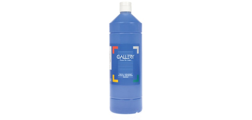 Gallery gouache, 1,000 ml bottle, dark blue