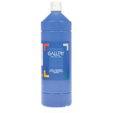 Gallery plakkaatverf, flacon van 1 l, donkerblauw