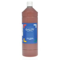 Gallery gouache, flacon de 1.000 ml, brun foncé