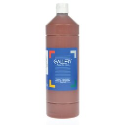 Gallery gouache, flacon de 1.000 ml, brun foncé