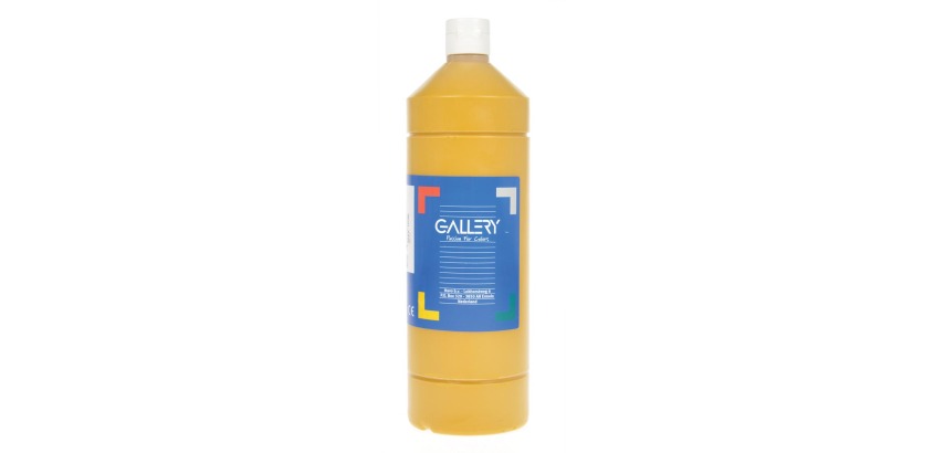 Gallery gouache flacon de 1.000 ml, ocre