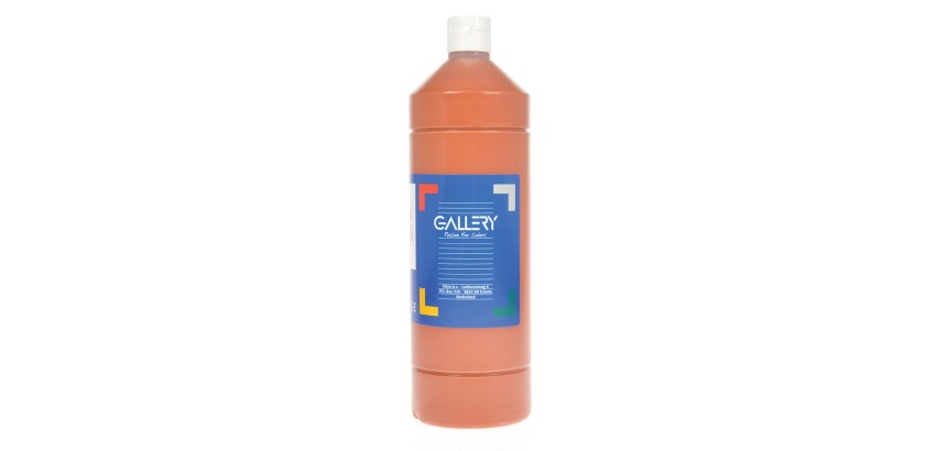 Gallery gouache flacon de 1.000 ml, brun clair