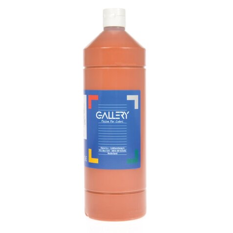 Gallery gouache flacon de 1.000 ml, brun clair