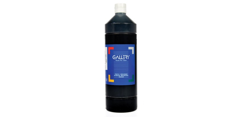 Galerie Gouache, Flasche 1.000 ml, schwarz