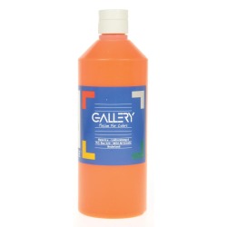 Gallery gouache, flacon de 500 ml, orange