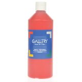 Gallery plakkaatverf, flacon van 500 ml, donkerrood