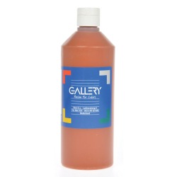 Gallery gouache flacon de 500 ml, brun clair