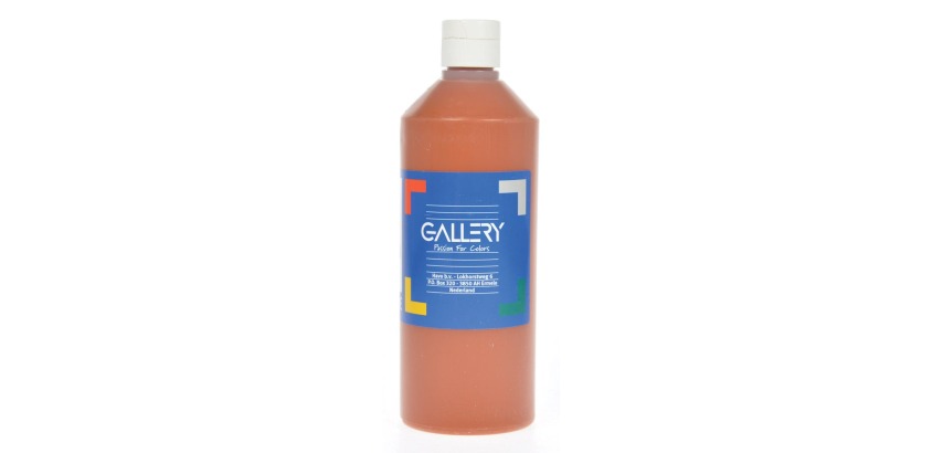 Gallery gouache bottle of 500 ml, light brown