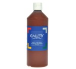 Gallery gouache, flacon de 500 ml, brun foncé