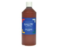 Gallery plakkaatverf, flacon van 500 ml, donkerbruin