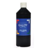 Gallery gouache, flacon de 500 ml, noir