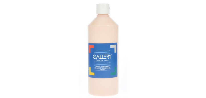 Gallery gouache bottle of 500 ml, flesh color