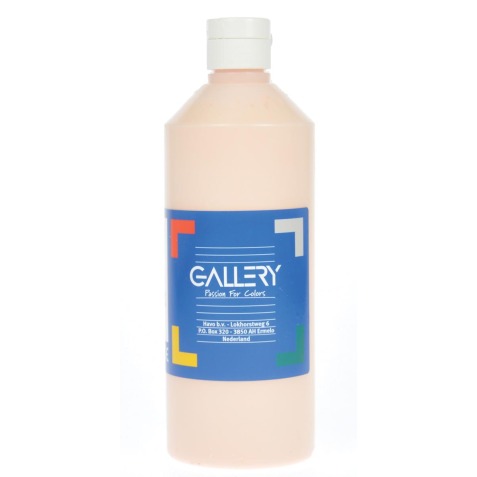 Gallery plakkaatverf, flacon van 500 ml, huidskleur