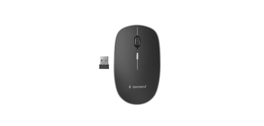 Gembird wireless optical mouse, black