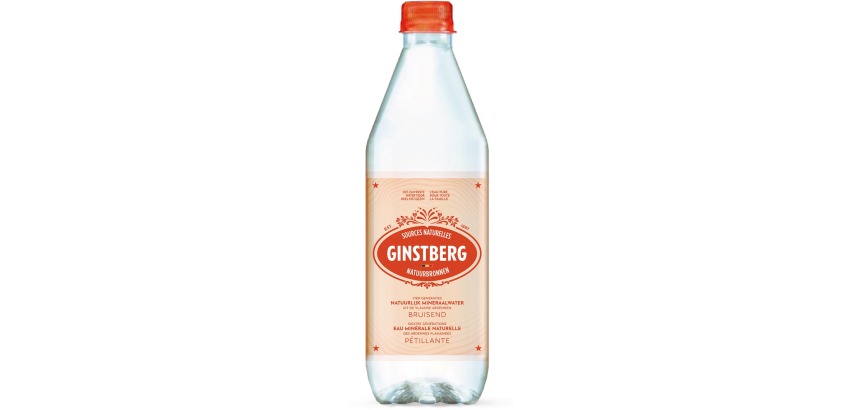 Ginstberg natuurlijk mineraalwater, bruisend, fles van 50 cl, pak van 12 stuks