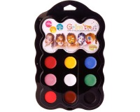 Grim'tout schminkpalet Carnaval, 9 kleuren