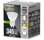 Spot LED Integral GU10 2700K blanc chaud 3.6W 400lumen