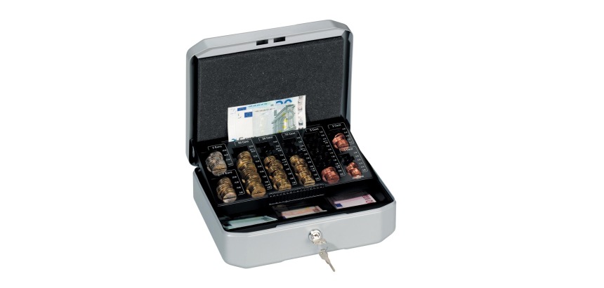 Durable Euroboxx Small money box, dimensions 10 x 28.3 x 22.5 cm