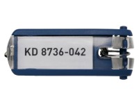 DE_DURABLE PORTE-CLES BLEU P6