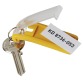 Durable porte-clés Key Clip, jaune, paquet de 6 pièces