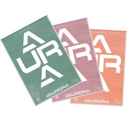 Aurora schrijfblok A4 70 g geruit 5x5, 100 vel