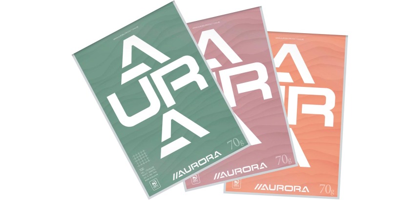Aurora schrijfblok A4 70 g geruit 5x5, 100 vel