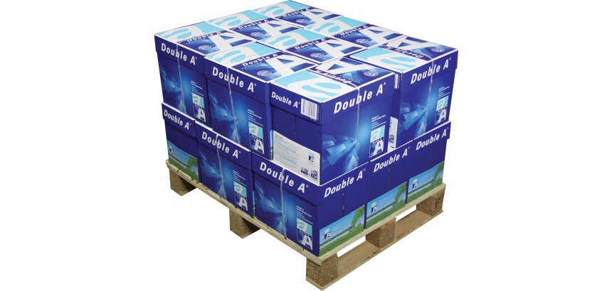 Papier Double A Premium A4 80g -  palette jetable de 80 ramettes avec 500 feuilles