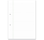 Aurora Shine Bright & Recycled A4 Course Block 2 Holes 50 Sheets Lined 80g