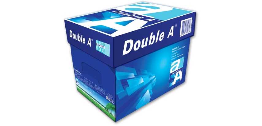 Double A Premium printing paper, A4 size, 80 gsm, box of 2500 sheets