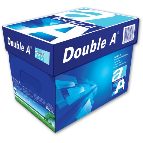 Double A Premium papier d'impression, ft A4, 80 g, boîte de 2500 feuilles
