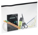 Haltbare Dokumententasche Zip-Beutel für Format A4, Paket mit 5 Stück