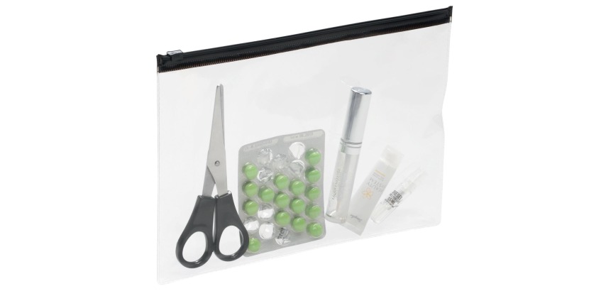 Durable pochette documents Zip bag, ft A5, paquet de 5 pièces