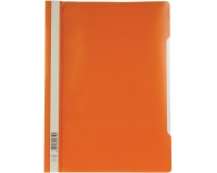 Chemise de présentation à lamelles Durable 22,8 x 31 cm orange - Boîte de 25