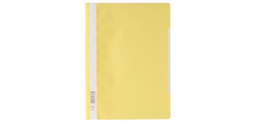 Durable A4 PP yellow laminated folder