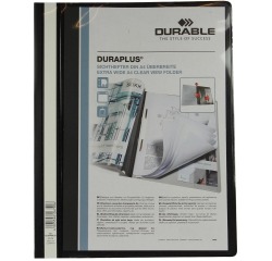 Chemise à lamelle Durable Duraplus A4 noir