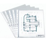 Durable pochette peforée, ft A4, 60 micron, perforation 11 trous