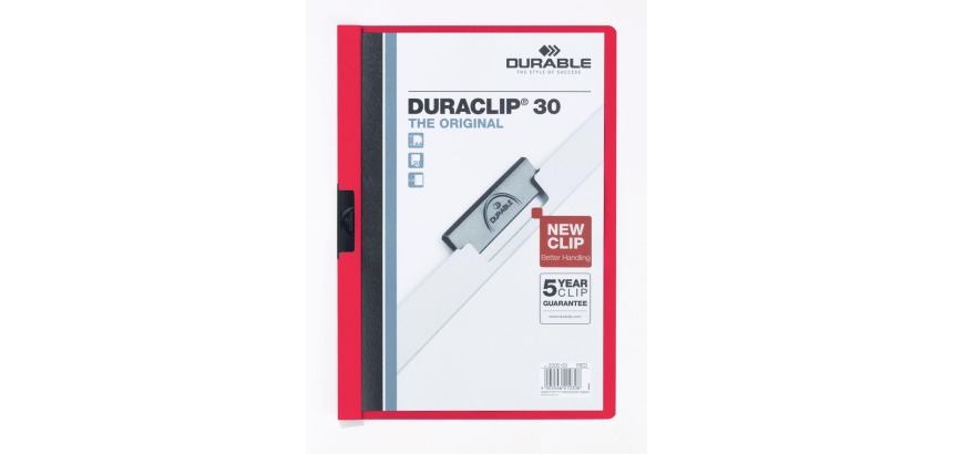 Durable chemise à pince Duraclip Original 30 rouge