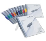 Durable Swingclip folder assorted transparent colors