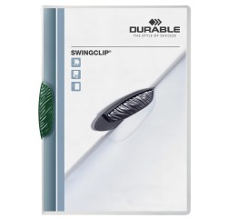 Durable Swingclip Clip File 30 Sheets Green