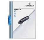 Durable chemise à pince Swingclip bleu transparent