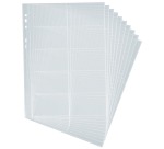 Durable pochette pour cartes de visite pour Visifix, 10 pièces