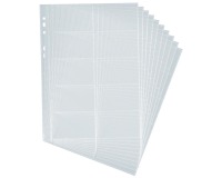 Durable pochette pour cartes de visite pour Visifix, 10 pièces