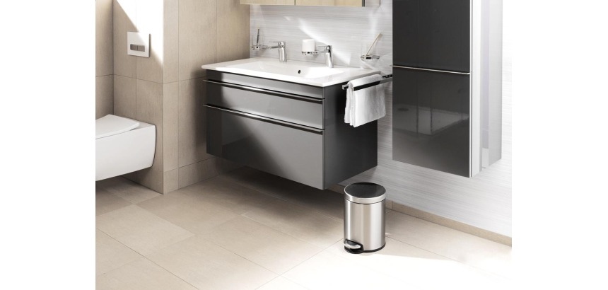 Durable pedaalemmer, roestvrij staal, inhoud 5 L