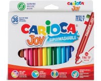 Carioca viltstift Superwashable Joy, 36 stiften in een kartonnen etui