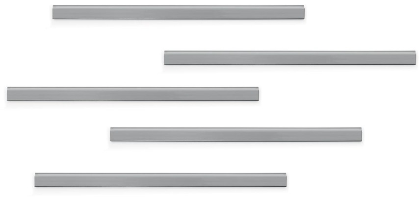 Clip magnétique Durable Durafix rail 297mm 5 pièces métal-argent