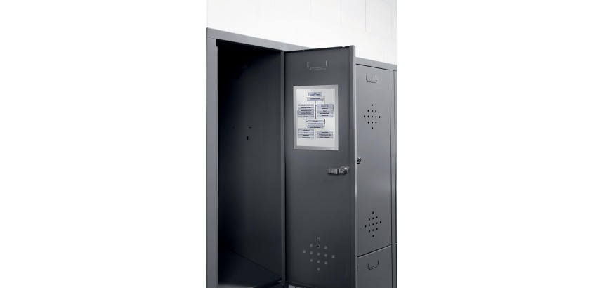 Durable Duraframe Magnetic A4 argent, en sachet brochable