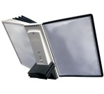 Durable Sherpa Table 10 uitbreidingsmodule voor ref. D563200: set van 10 zichtpanelen grijs/zwart