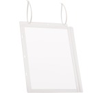 Durable waterbestendige hoes, met kabelbinders, ft A4, pak van 5 stuks