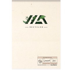 Bloc de notes Aurora Shine Bright & Recycled A4 50 feuilles ligne 80g