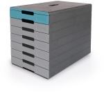 Durable bloc à tiroirs Idealbox Pro, 7 tiroirs, bleu